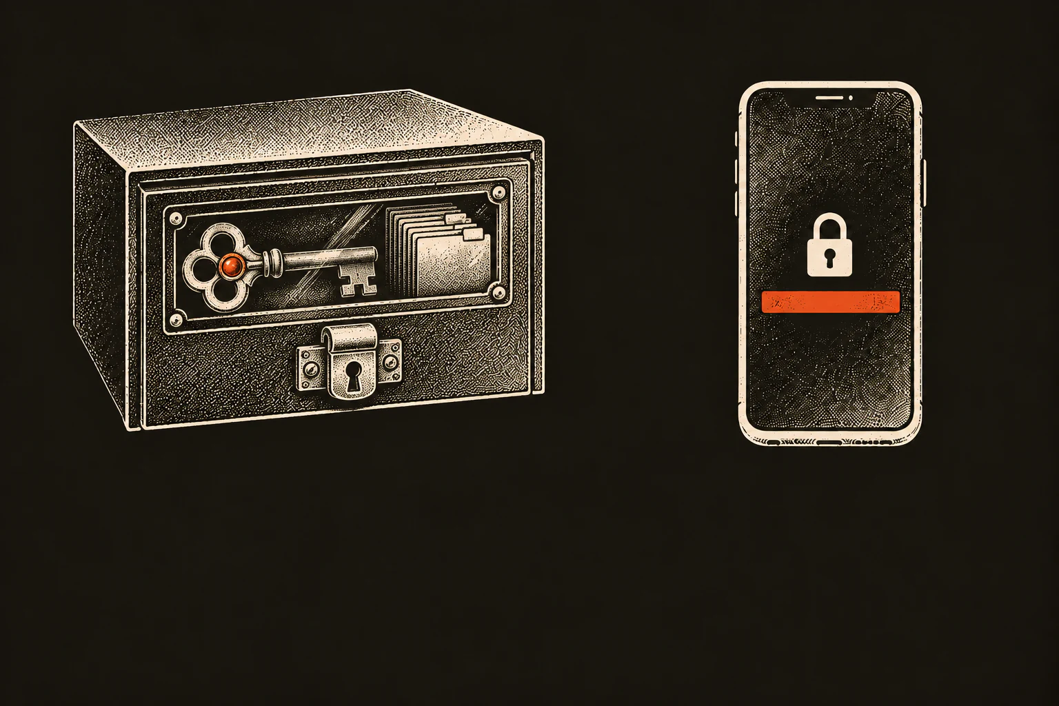 The fallback key is locked away and only used to read old data